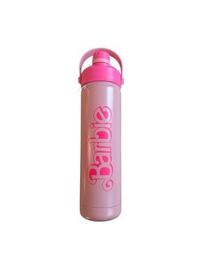New Barbie Logo Pink Water Bottle 26oz